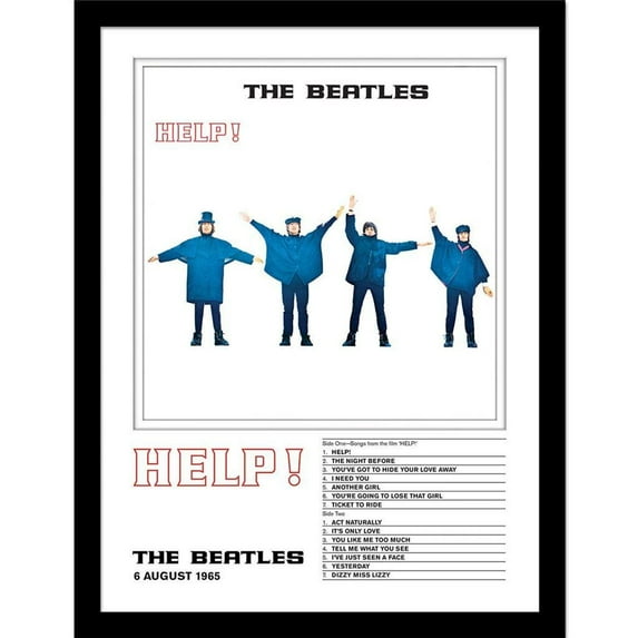 The Beatles Help! Framed Print