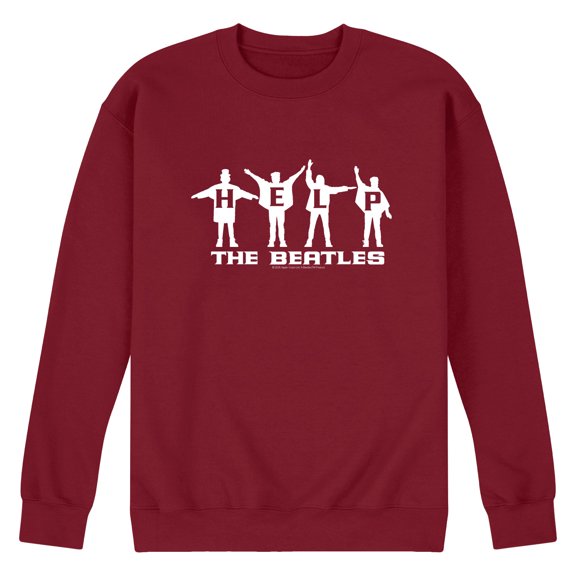 The Beatles - Help  - Men's Crew Fleece Sweatshirt