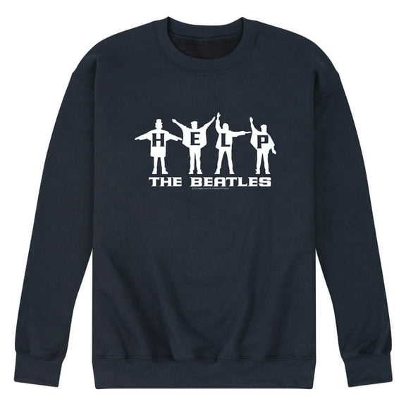 The Beatles - Help  - Men's Crew Fleece Sweatshirt