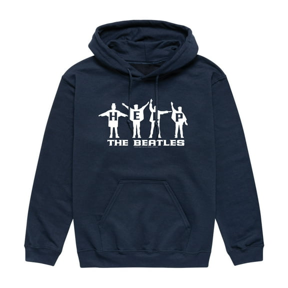 The Beatles - Help  - Men's Pullover Fleece Hoodie