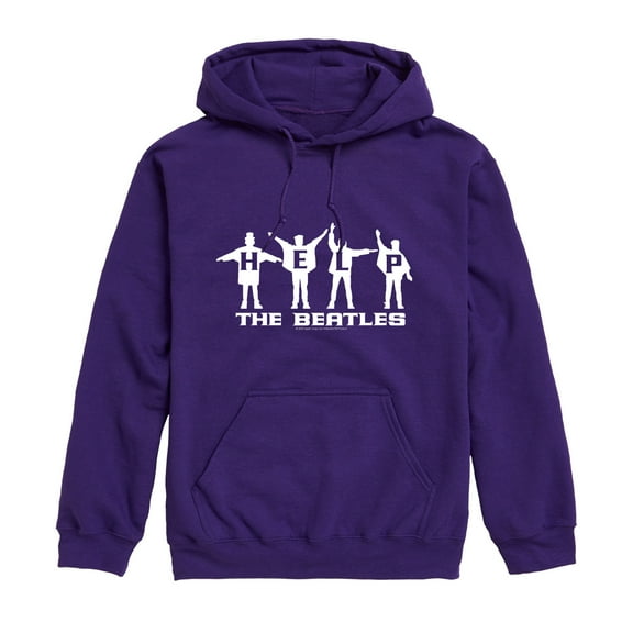 The Beatles - Help  - Men's Pullover Fleece Hoodie