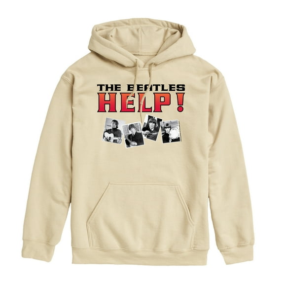 The Beatles - Help Photos-Men's Pullover Fleece Hoodie