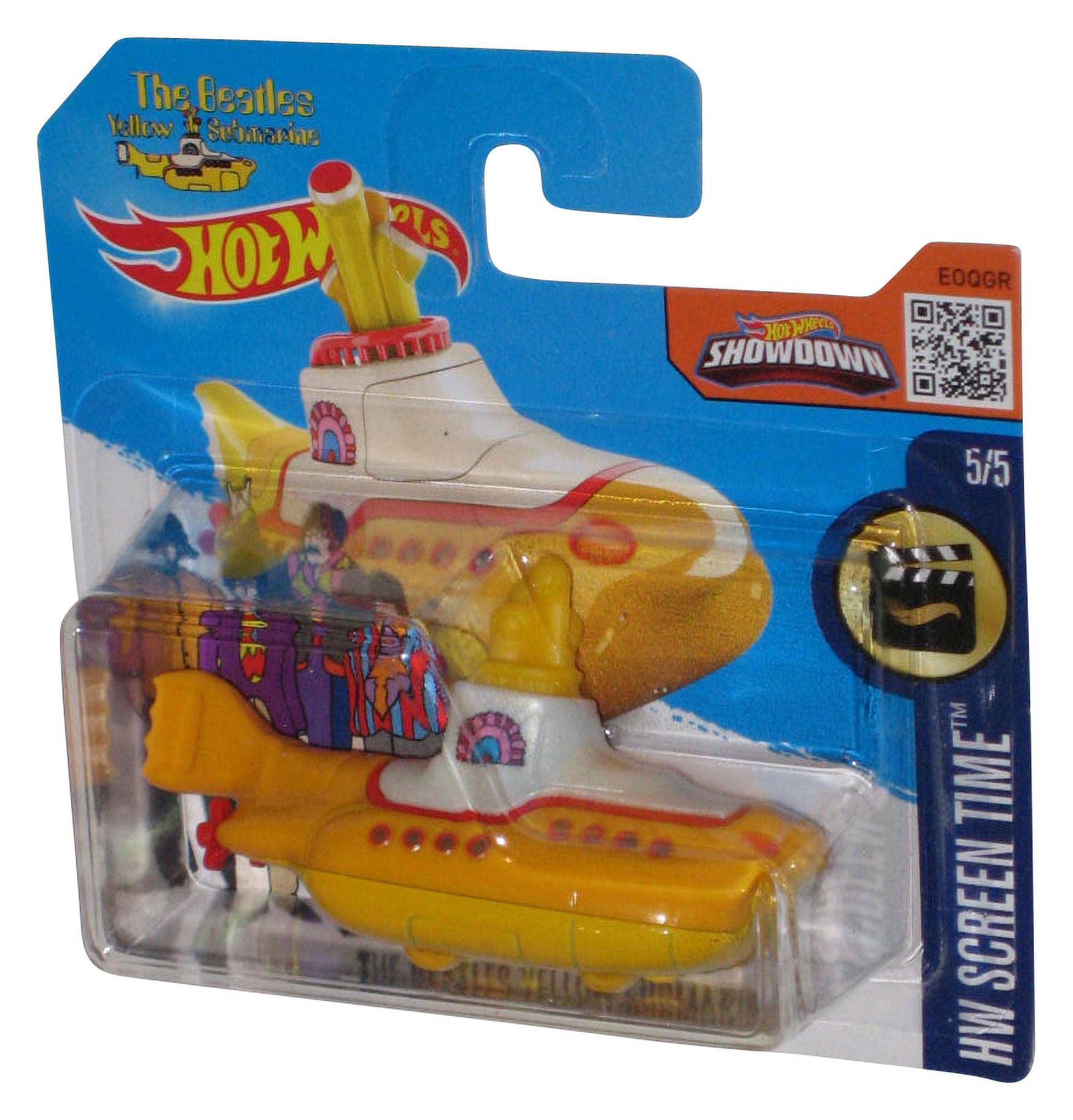 The Beatles Hot Wheels Yellow Submarine 2015 HW Screen Time 5 5 Short Card Walmart