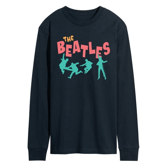 The Beatles - Jumping Silhouettes - Men's Long Sleeve Graphic T-Shirt