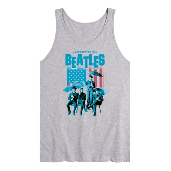 The Beatles - June 2024 Raining Flag White Only  - Men's Tank Top