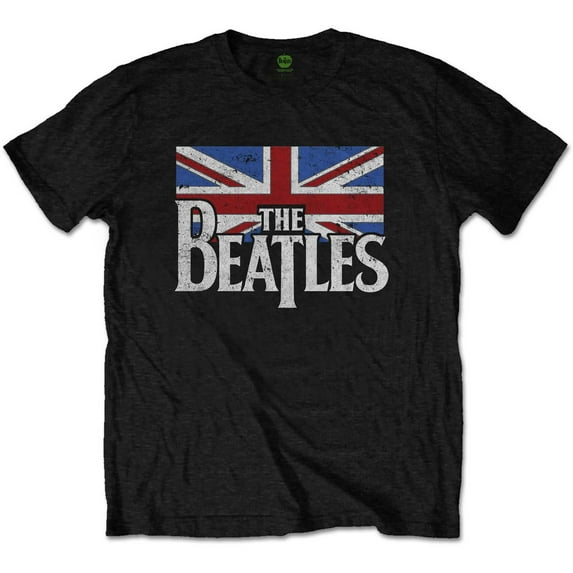 The Beatles Kids T-Shirt: Dop T Logo & Vintage Flag (5-6 Years)
