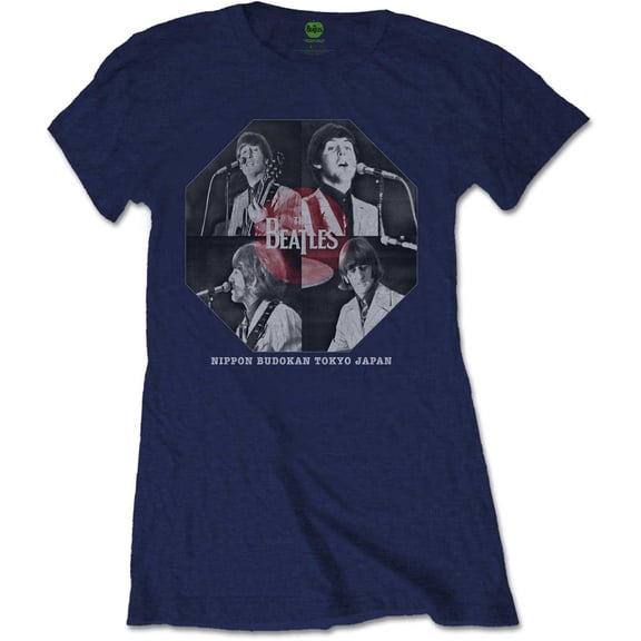 The Beatles Ladies T-Shirt: Budokan Octagon (Medium)