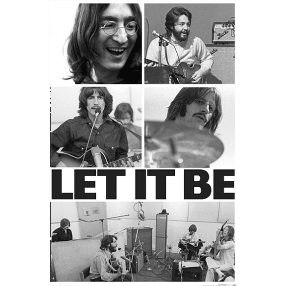 The Beatles - Let It Be Compilation Wall Poster, 22.375" x 34"