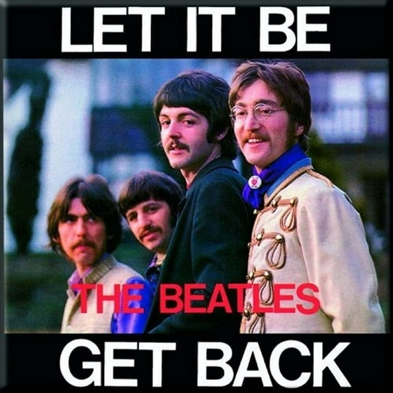 The Beatles Let It Be / Get Back Fridge Magnet