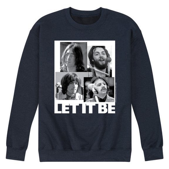 The Beatles - Let It Be-Men's Crew Fleece Sweatshirt