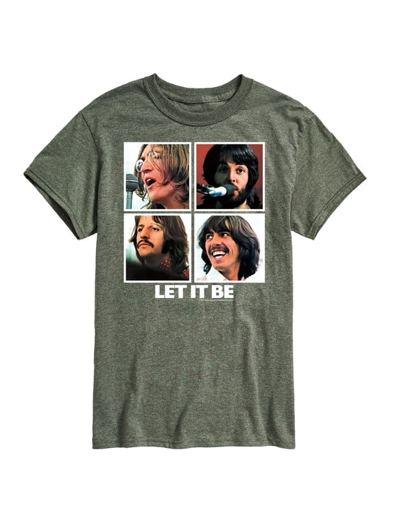 - Let It Be Men's Short Sleeve Graphic T-Shirt