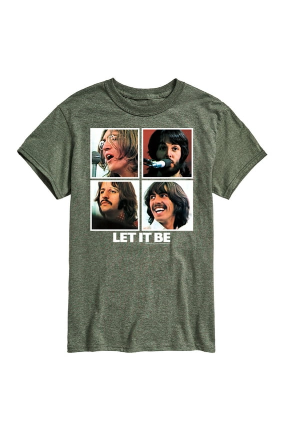- Let It Be - Men's Short Sleeve Graphic T-Shirt