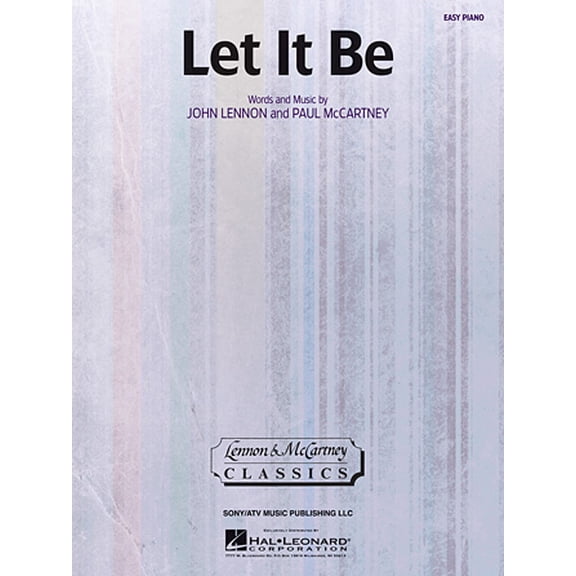 The Beatles Let It Be Sheet Music