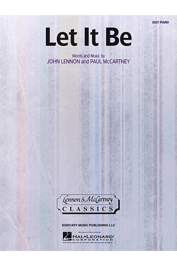 The Beatles Let It Be Sheet Music