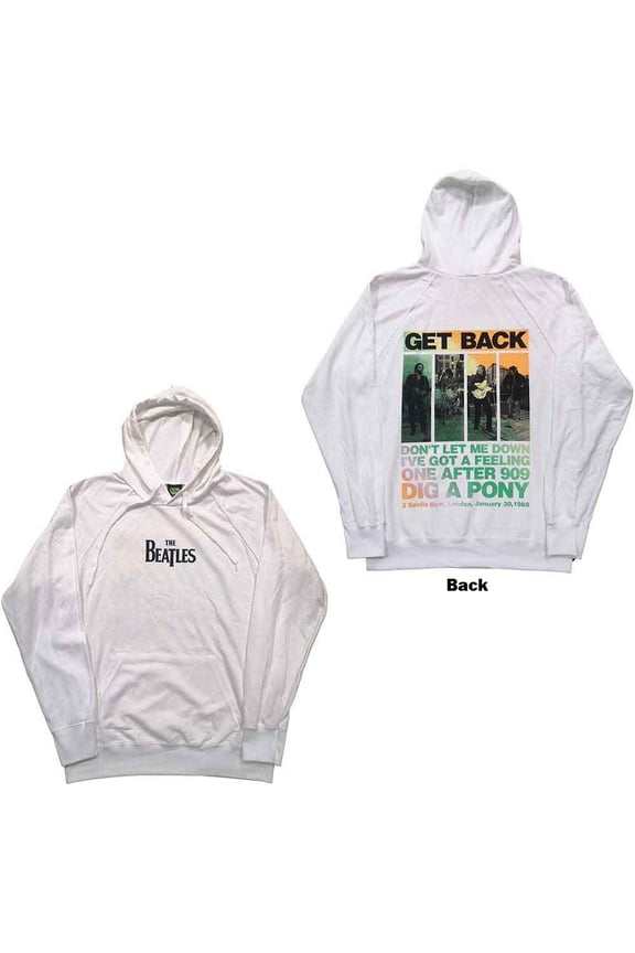 The Beatles Let it Be 3 Savile Row Hoodie Pullover Hoodie