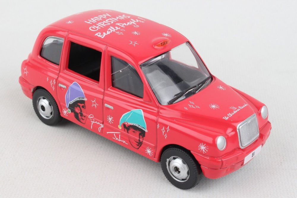 The Beatles London Taxi Christmas, Red - Corgi CG85933 - 1
