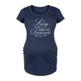 thumbnail image 1 of The Beatles - Lucy In The Sky With Diamonds - Women's Maternity Scoop Neck Graphic T-Shirt, 1 of 5
