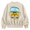 thumbnail image 1 of The Beatles - Magical Mystery Tour Bus - Women's Oversized Fleece Crew Sweatshirt, 1 of 5