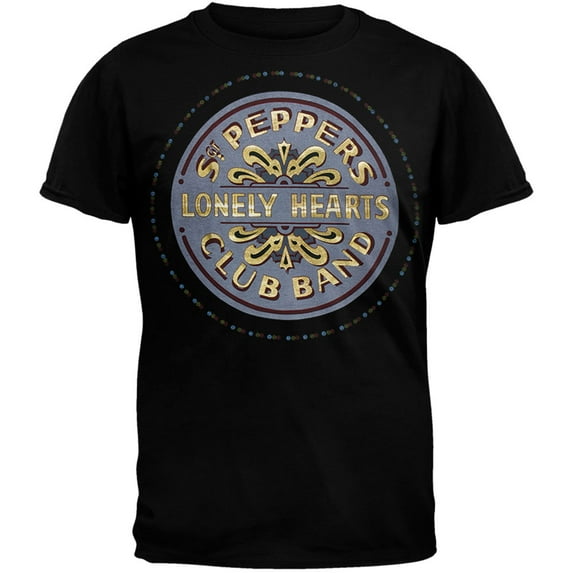 The Beatles Men's Golden Seal Soft Short Sleeve T Shirt