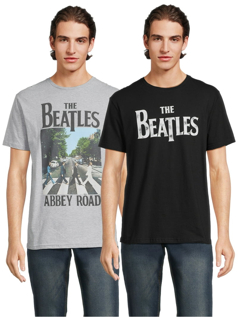The Beatles Men's and Big Men's Graphic T-shirts with Short