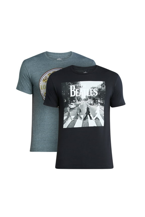 Men's and Big Men's Graphic Tee Shirts, 2-Pack, Sizes S-3XL