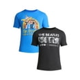 thumbnail image 1 of The Beatles Men's and Big Men's Cotton Graphic Tee, 2-Pack, Sizes S-3XL, 1 of 7