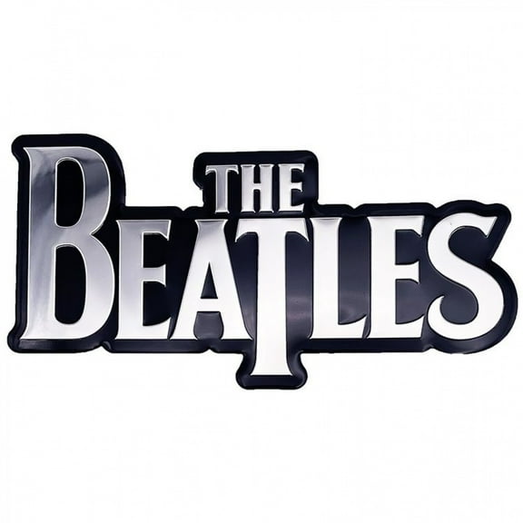 The Beatles Name Logo 4.5x2.5 Metal Sticker
