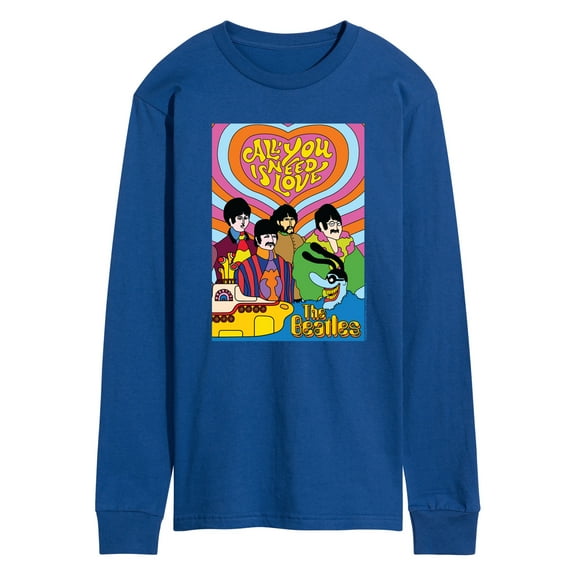 The Beatles - Need Love - Men's Long Sleeve Graphic T-Shirt