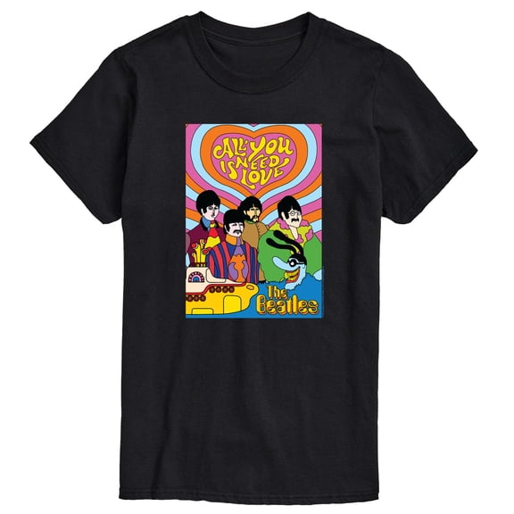 The Beatles - Need Love - Men's Short Sleeve Graphic T-Shirt