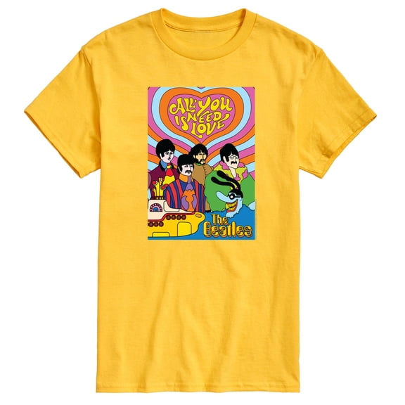 The Beatles - Need Love - Men's Short Sleeve Graphic T-Shirt