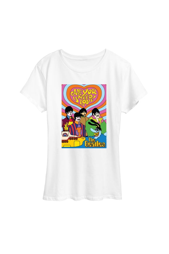 - All You Need Is Love - Women's Short Sleeve Graphic T-Shirt