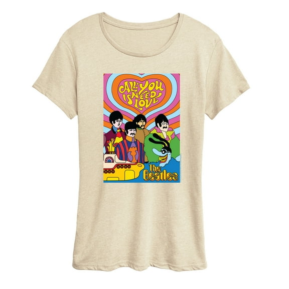 The Beatles - All You Need Is Love - Women's Short Sleeve Graphic T-Shirt