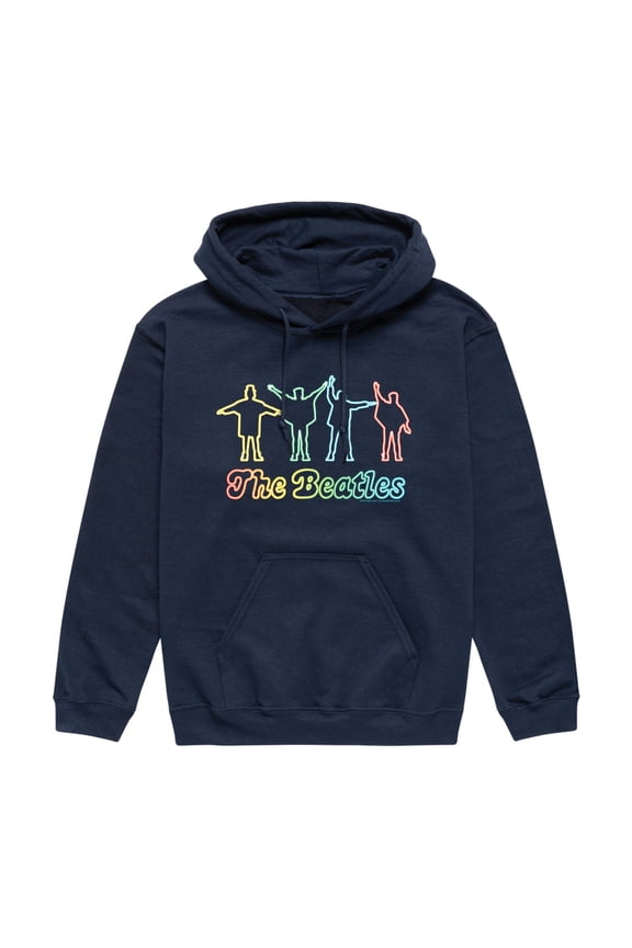 - Neon Help  - Men's Pullover Fleece Hoodie