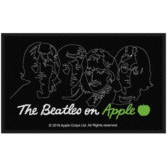 The Beatles On Apple Logo Woven Patch