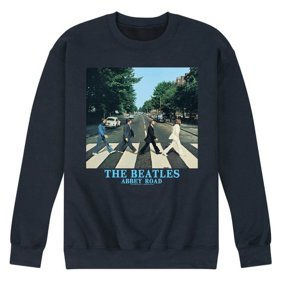 The Beatles - On The Road  - Men's Crew Fleece Sweatshirt