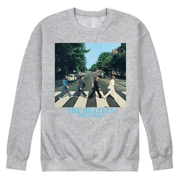The Beatles - On The Road  - Men's Crew Fleece Sweatshirt