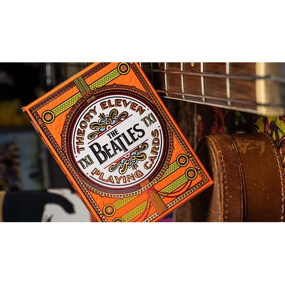 The Beatles (Orange) Playing Cards by theory11