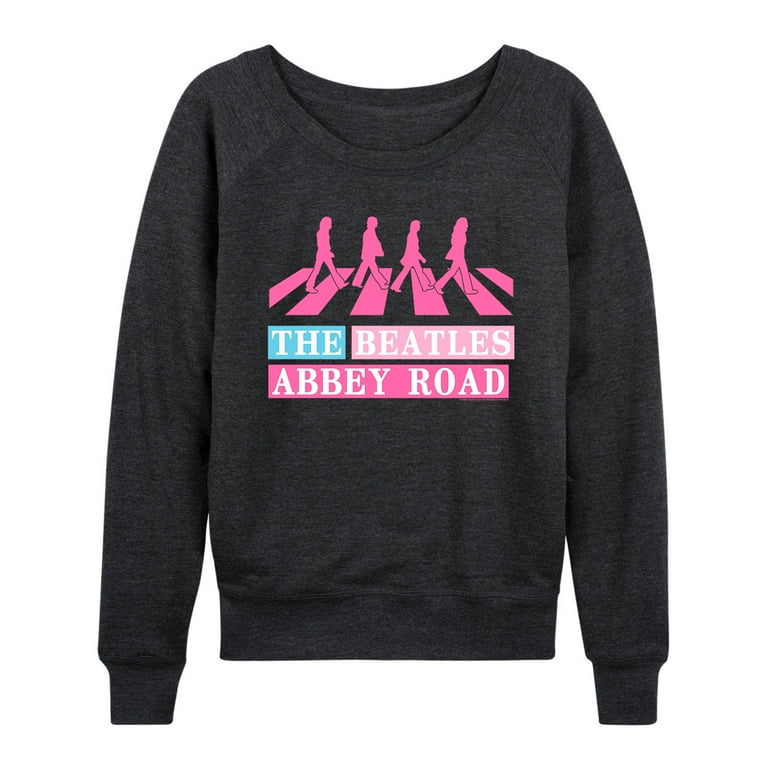 The Beatles Pink Abbey Road Women's Lightweight French Terry