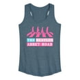 thumbnail image 1 of The Beatles - Pink Abbey Road - Women's Racerback Tank, 1 of 6