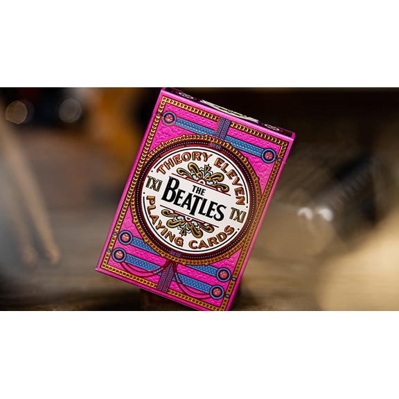 The Beatles (Pink) Playing Cards by theory11