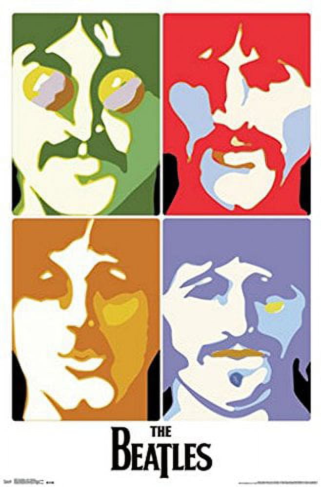 The Beatles Poster Amazing Pop Art Collage New 22x34 The Beatles Poster Amazing Pop Art Collage New 22x34