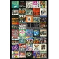 thumbnail image 1 of The Beatles Poster Amazing Singles Vinyl Records Collage New 22x34, 1 of 1