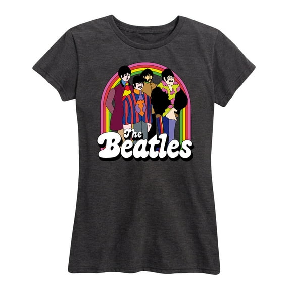 The Beatles - Rainbow Yellow Submarine Group - Women's Short Sleeve Graphic T-Shirt