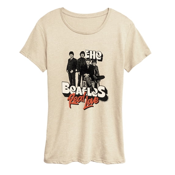 The Beatles - Real Love Women's Short Sleeve Graphic T-Shirt