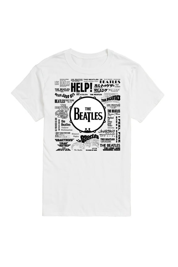 - Record Singles - Men's Short Sleeve Graphic T-Shirt