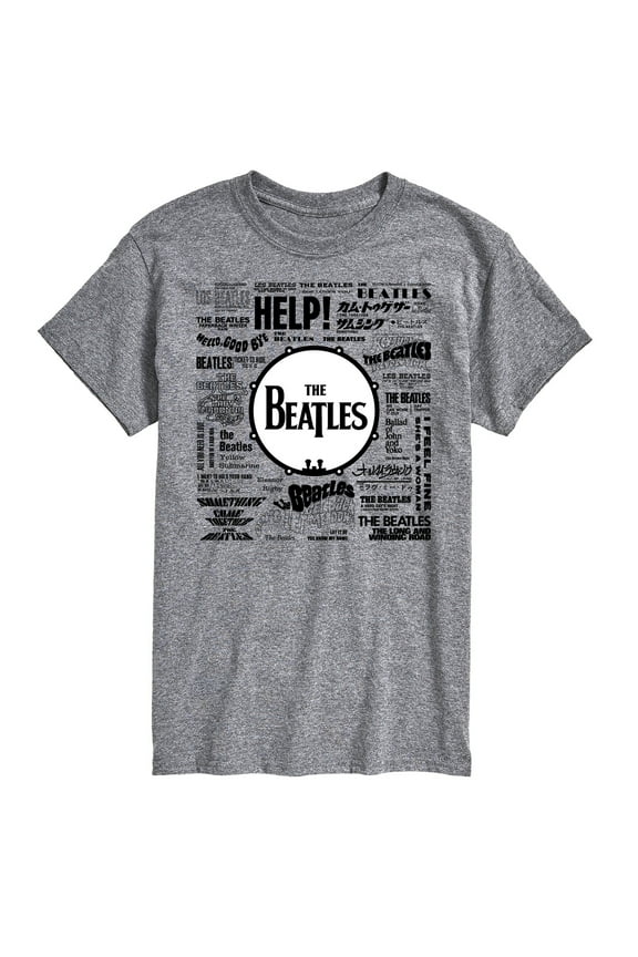 - Record Singles - Men's Short Sleeve Graphic T-Shirt