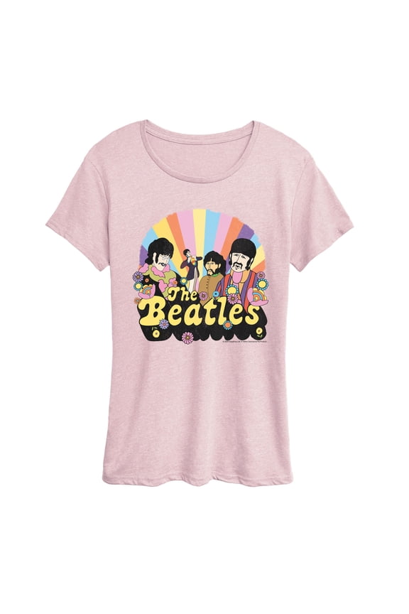 - Retro Floral - Women's Short Sleeve Graphic T-Shirt