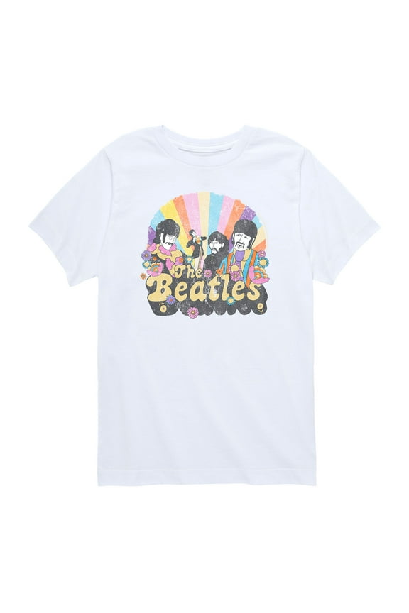 - Retro Flower Illustration - Toddler And Youth Short Sleeve Graphic T-Shirt