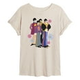 thumbnail image 1 of The Beatles - Retro Flowers - Juniors Oversized Graphic T-Shirt, 1 of 5