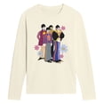 thumbnail image 1 of The Beatles - Retro Flowers - Men's Long Sleeve Graphic T-Shirt, 1 of 4